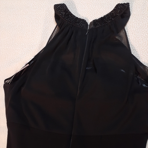 NWT Nightway Black Size 6 Long Dress - Picture 6 of 8